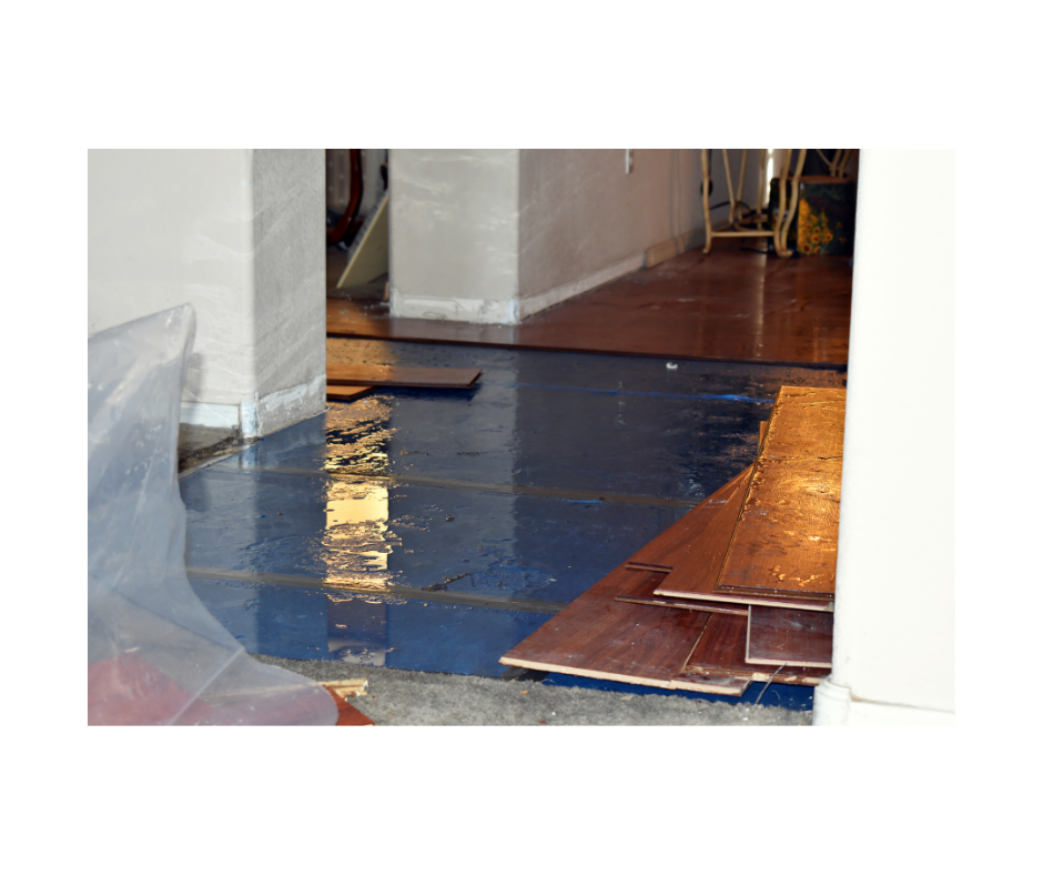 Compass Point Restoration technician on a Long Island job site